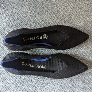 Rothy's Black and Blue Flats